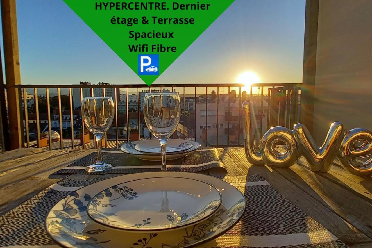 Apartamento La Dolce Vita -T2 52m2- dernier étage- terrasse-parking-WIFI FIBRE Tarbes Exterior foto