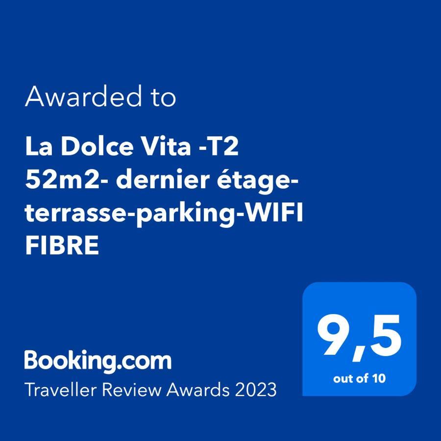 Apartamento La Dolce Vita -T2 52m2- dernier étage- terrasse-parking-WIFI FIBRE Tarbes Exterior foto