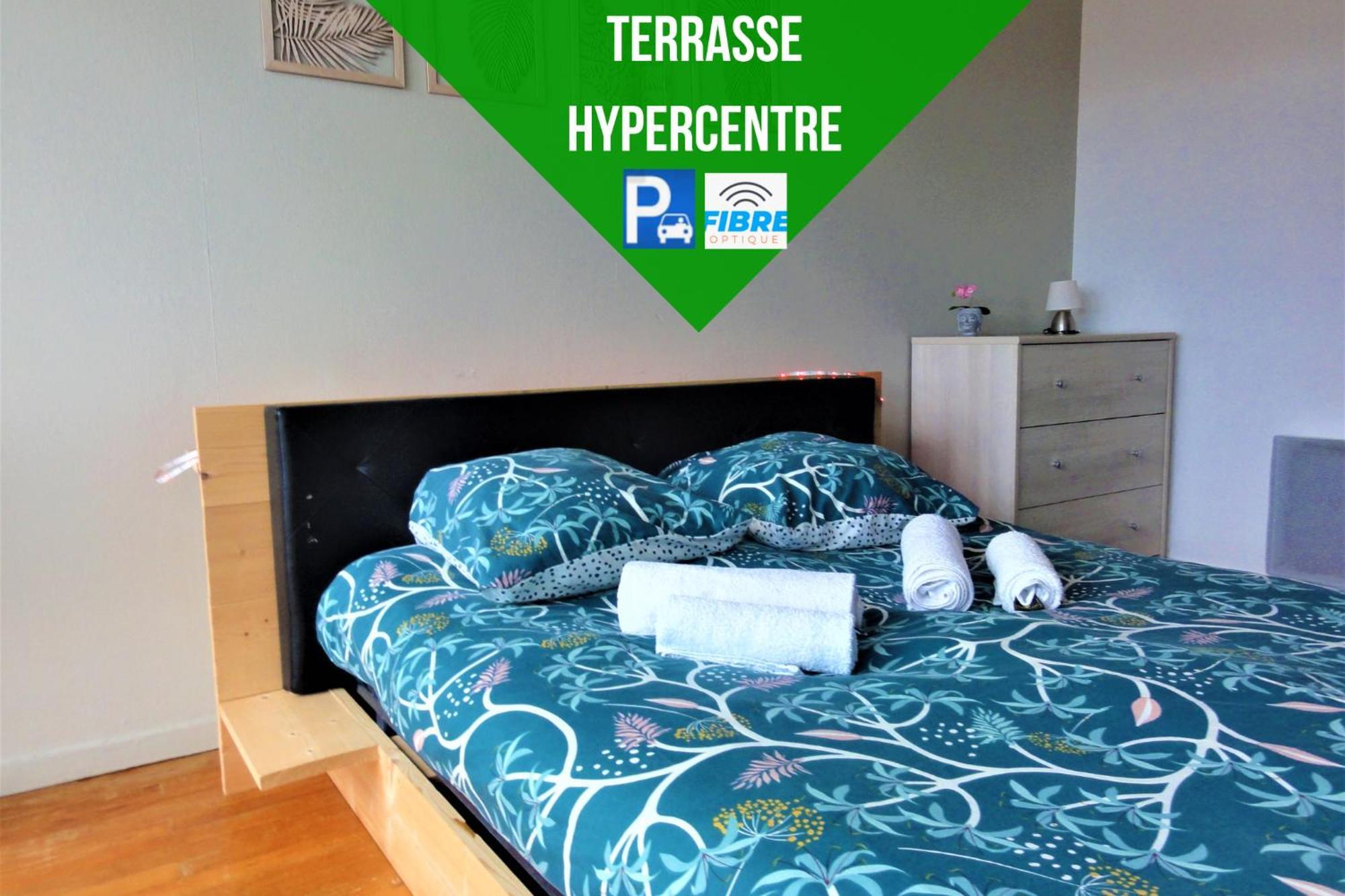Apartamento La Dolce Vita -T2 52m2- dernier étage- terrasse-parking-WIFI FIBRE Tarbes Exterior foto